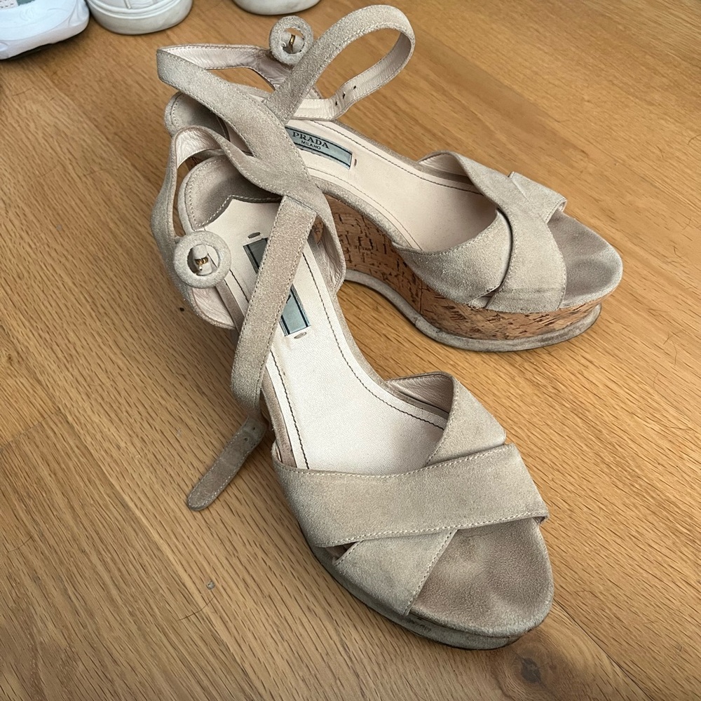 Prada wedges